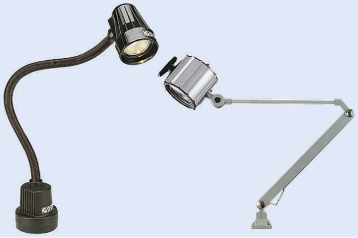 Lamp,machine,halogen,cantilever arm,12V