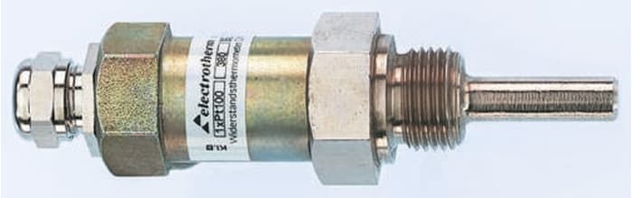 Electrotherm PT100 RTD Sensor, 9mm Dia, 45mm Long, G1/2, F0.3 +300°C Max