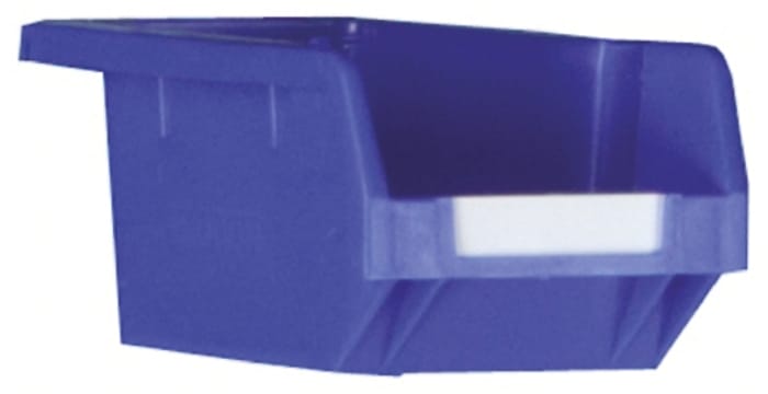 Bac de rangement RS PRO Bleu en PP, 80mm x 109mm x 172mm