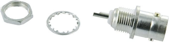 TE Connectivity, jack Panel Mount, 75Ω, Solder Termination, Straight Body