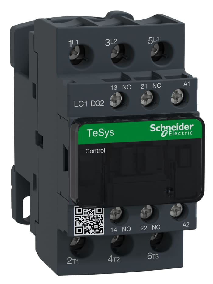 Schneider Electric TeSys D LC1D Contactor, 230 V ac Coil, 3-Pole, 32 A, 15 kW, 3NO, 690 V ac