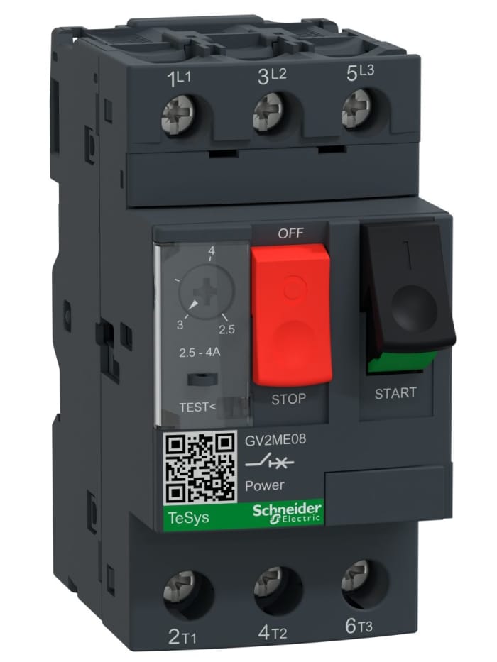 Schneider Electric 2.5 → 4 A TeSys Motor Protection Circuit Breaker, 690 V