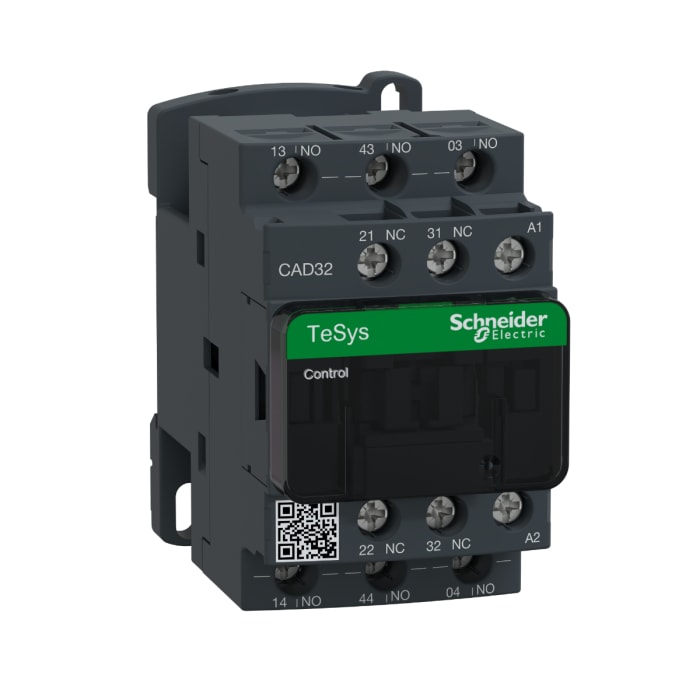 Schneider Electric TeSys D CAD Contactor, 10 A, 2NO + 2NC, 600 V ac