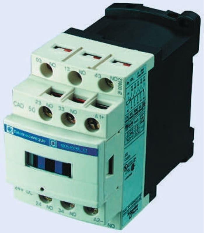 Relais de contrôle Schneider Electric CAD, 5 NO, 10 A