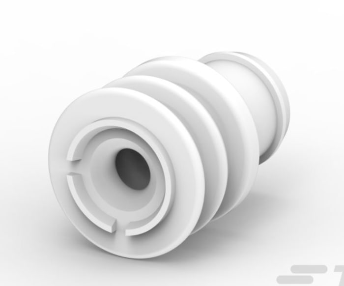 Joint de connecteur automobile TE Connectivity série Heavy Duty Sealed Connector Series (HDSCS ) Blanc