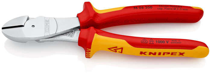 Knipex Knipex VDE/1000V Insulated High Leverage Diagonal Cutter