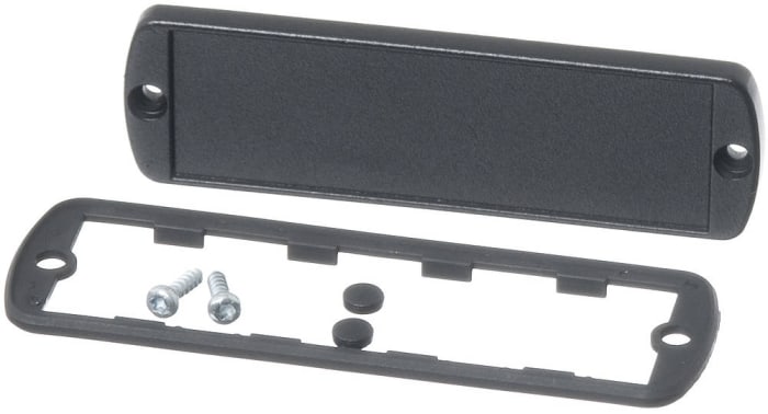 Panneau d'extrémité Bopla, 108.6 x 34.6 x 10.2mm, Noir