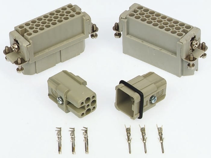 H-D 64 way crimped contact male insert