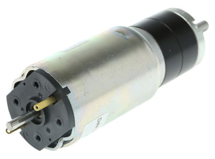 RS PRO Graphite Brushed Motor DC Geared Motor, 13.2 W, 24V dc, 4.5 Nm, 1030rpm, 6 mm Shaft Diameter