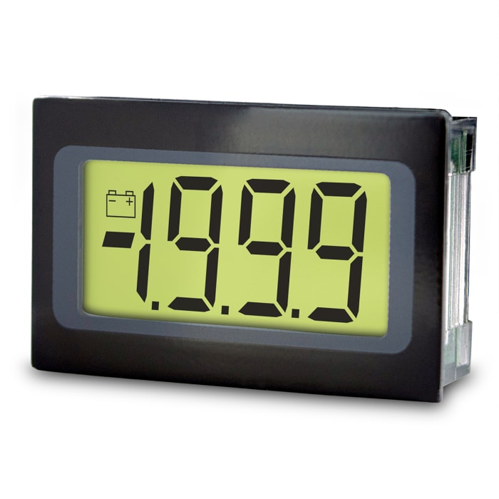 Lascar Digital Voltmeter DC, LCD Display 3.5-Digits ±1 %