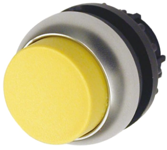 Tête de bouton poussoir Eaton, RMQ Titan M22 Jaune, Ø découpe 22mm, Momentané