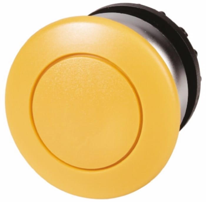 Eaton RMQ Titan M22 Series Yellow Maintained Push Button Head, 22mm Cutout, IP69K