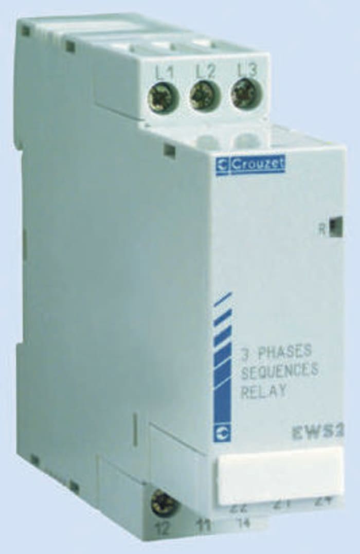 Crouzet Phase Monitoring Relay, DPDT