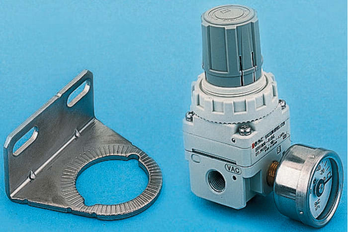 SMC G 1/8 port Vacuum Regulator, -100kPa to -1.3kPa