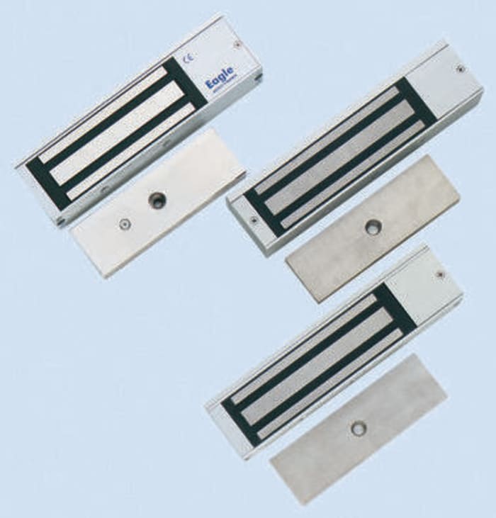 Aimant de porte pour contrôle d'accès Ingersoll Rand 12 V dc, 24 V dc, 1200lb Simple porte