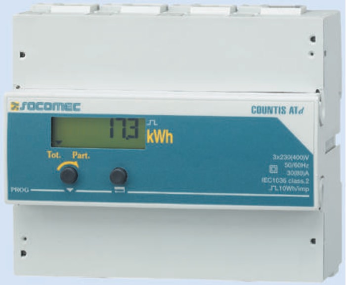 Socomec 3 Phase LCD Energy Meter