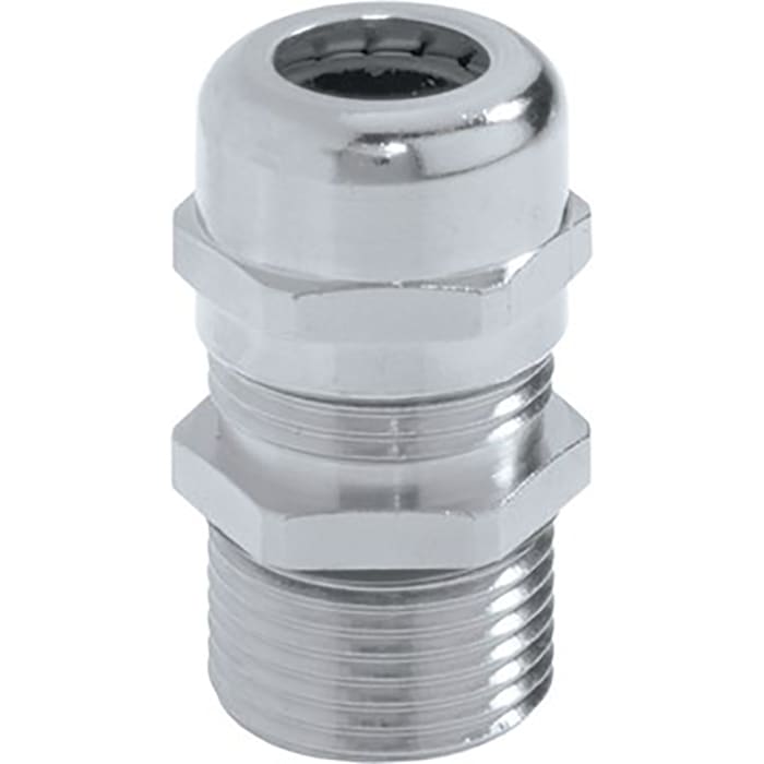 Lapp SKINTOP Series Metallic Nickel Plated Brass Cable Gland, M25 Thread, 9mm Min, 16.5mm Max, IP68