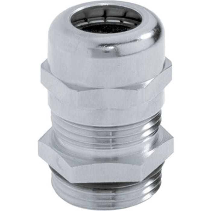 Lapp SKINTOP Series Metallic Nickel Plated Brass Cable Gland, M40 Thread, 19mm min., 28mm max., IP68
