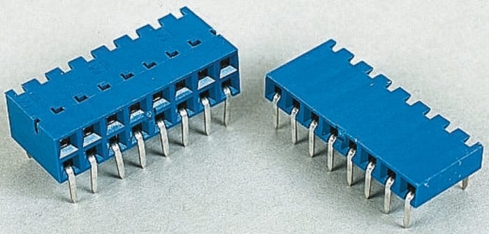 Dubox  r/a 2.54mm PCB socket 2x10W