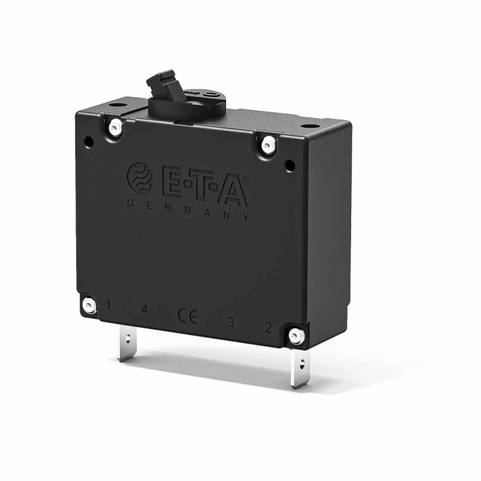 ETA Thermal Circuit Breaker - 8340 Single Pole 80V dc Voltage Rating Flange Mount, 25A Current Rating