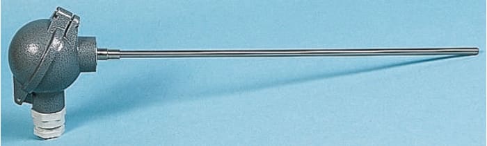 RS PRO PT100 RTD Sensor, 6mm Dia, 300mm Long, 3 Wire, Probe, Class A +250°C Max