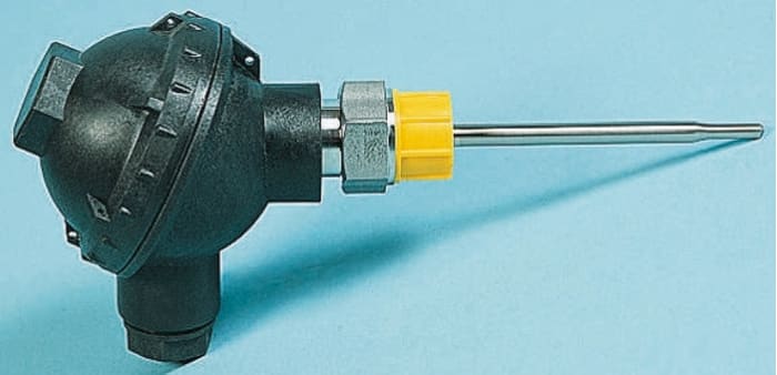 Capteur RTD PT100 RS PRO, Ø 6mm, L.250mm, +250°C max, Tête de connexion
