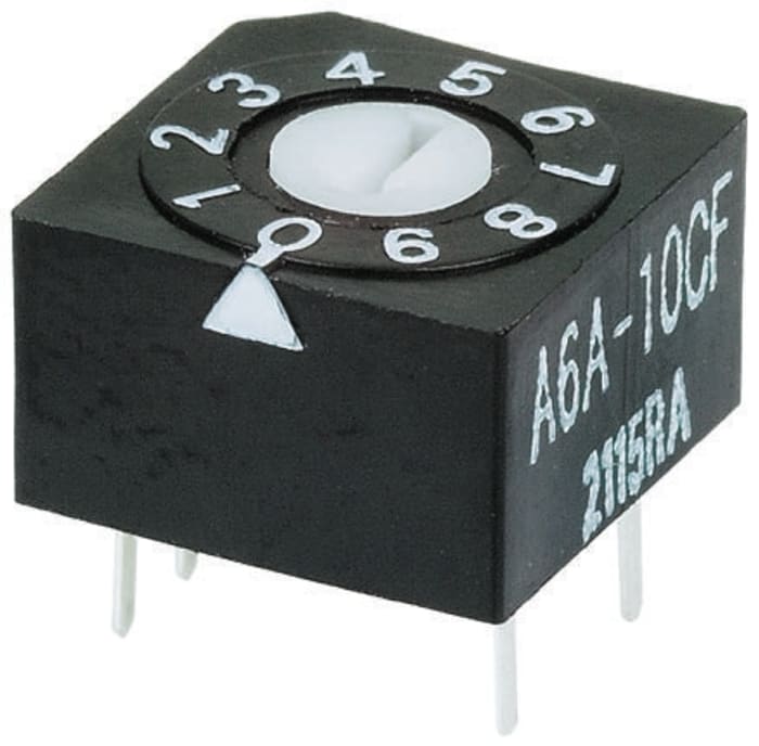 Omron 16 Way Through Hole DIP Switch, Rotary Flush Actuator