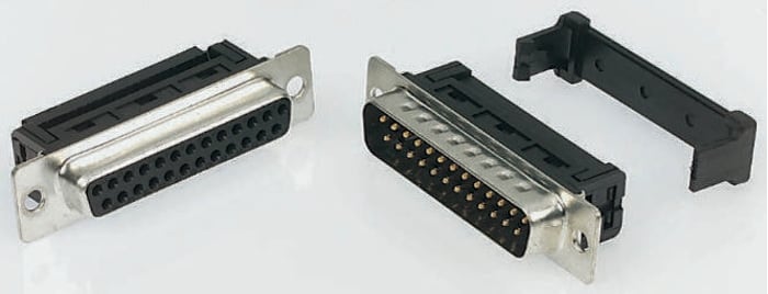 222 2.77mm Pitch 9 Way IDC D-sub Connector, Plug, Metal Shell