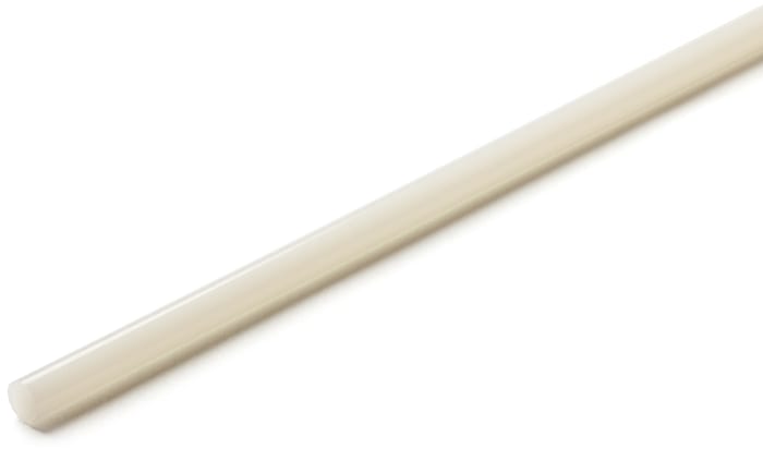 RS PRO White Nylon Rod, 500mm x 80mm Diameter