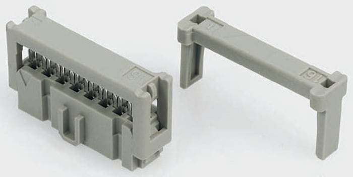 HARTING 24-Way IDC Connector Socket for Cable Mount, 2-Row