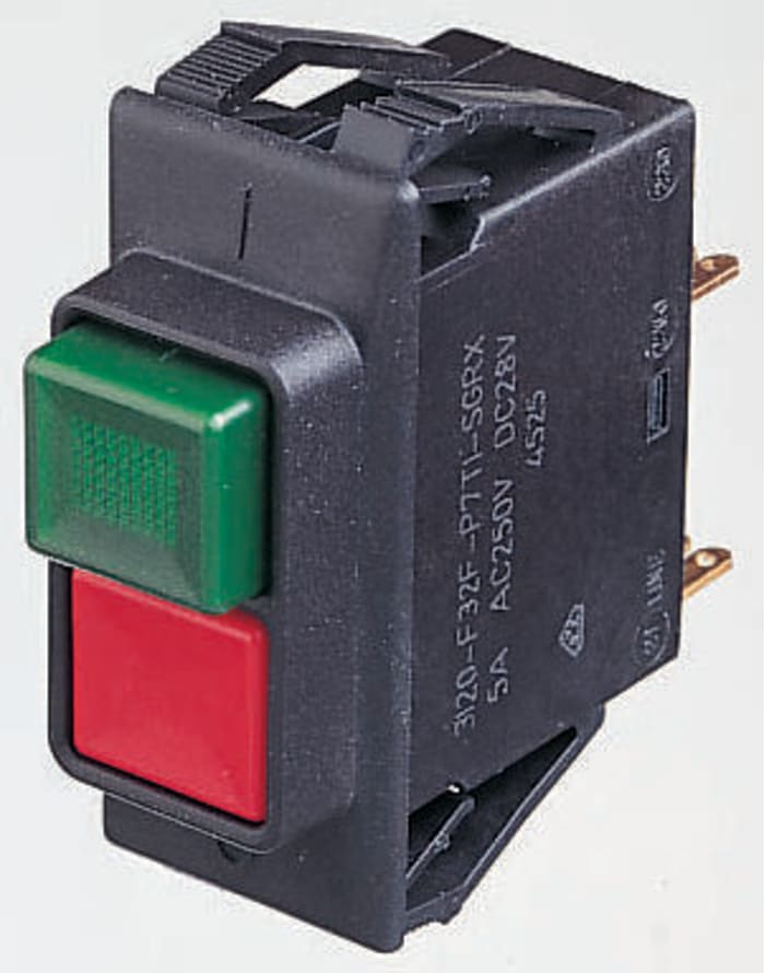 ETA Thermal Circuit Breaker / Switch - 3120 2 Pole Snap In, 2.5A Current Rating