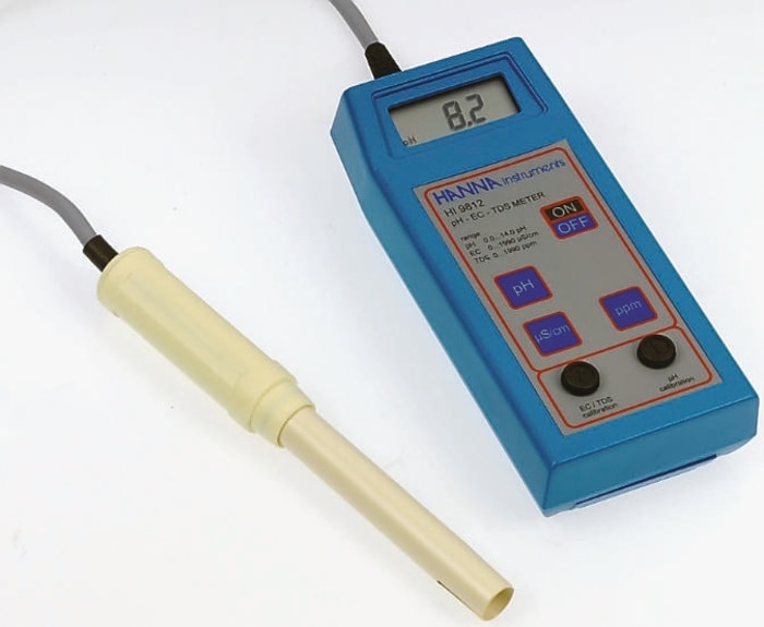 Hanna Instruments HI 9811 pH Meter, ±0.2pH Accuracy, 0.1pH Resolution, +14pH Max