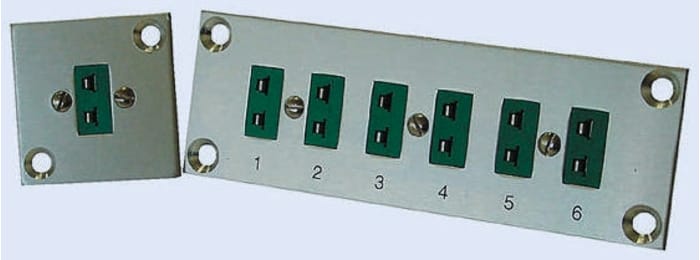 Reckmann Standard Thermocouple Connector Panel for Use with Type K Thermocouple