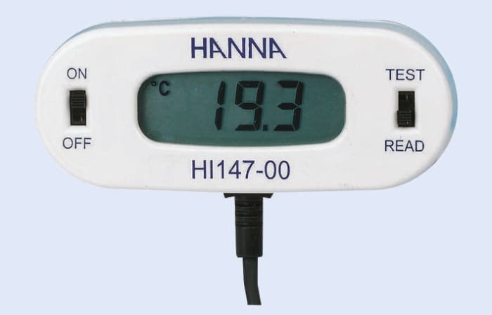 Hanna Instruments HI 147-00 Freezer, Fridge Digital Thermometer for Food Industry Use, 1 Input(s), +150°C Max, ±0.3 °C