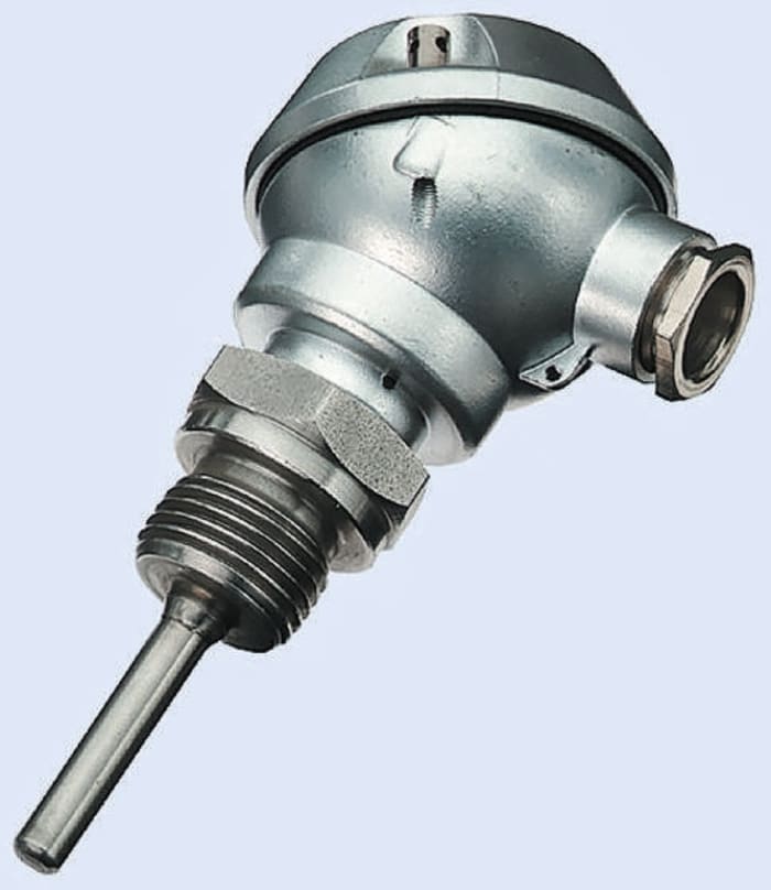 Electrotherm PT100 RTD Sensor, 6mm Dia, 100mm Long, G1/2, F0.3 +200°C Max
