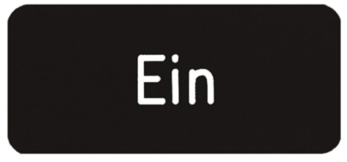 Siemens Legend Plate for Use with 3SB3 Series