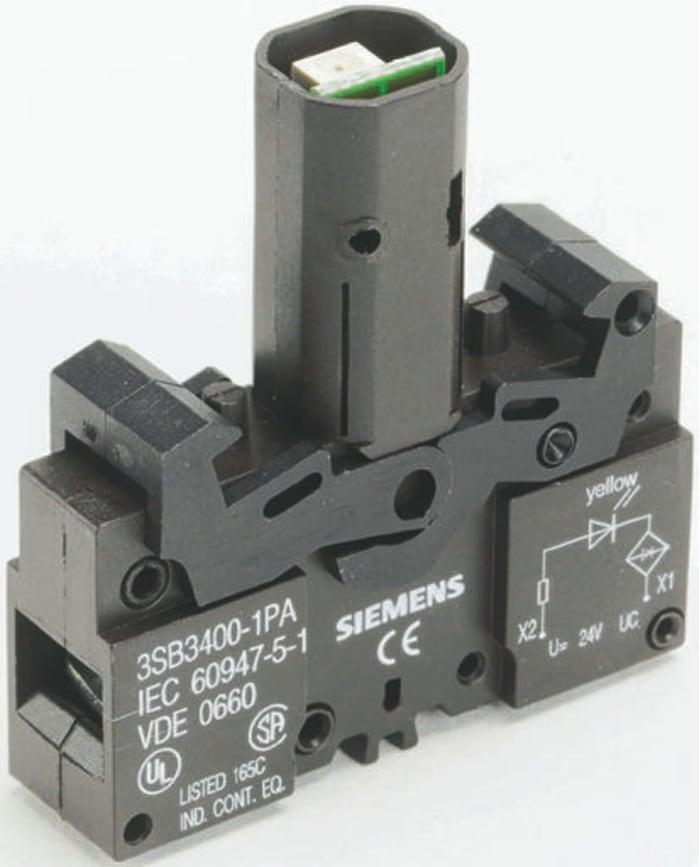 Siemens Siemens 3SB3 Light Block - Red, 230 V