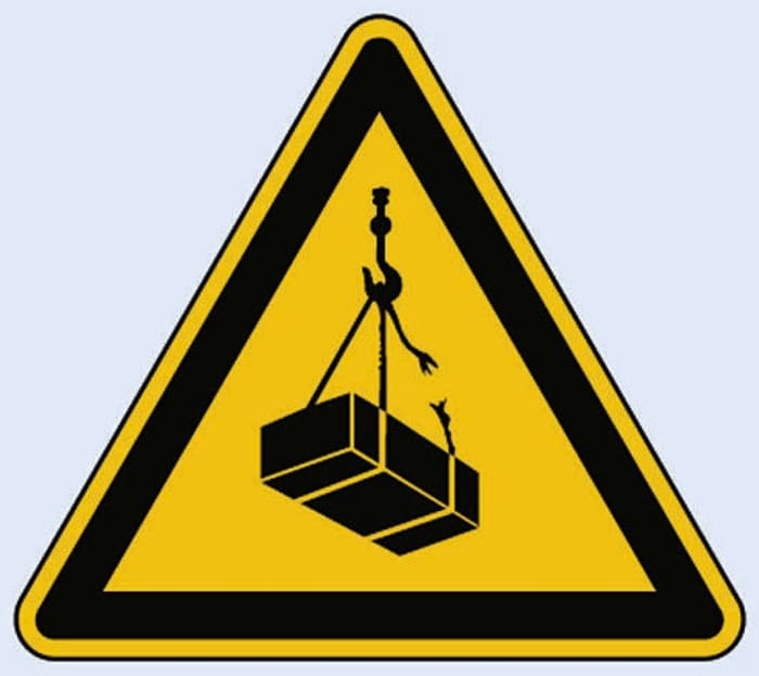 Wolk Self-Adhesive Machinery Hazard Hazard Warning Sign