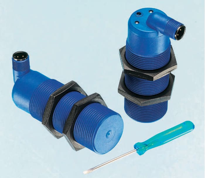Proxistor Barrel-Style Proximity Sensor, M30 x 1.5, 10 mm Detection, NPN Output, 7 → 30 V dc, IP67