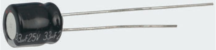 Panasonic 47μF Aluminium Electrolytic Capacitor 10V dc, Radial, Through Hole - EEAGA1A470