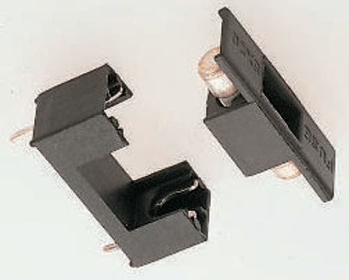 Semi enclosed PCB fuse holder,5x20mm