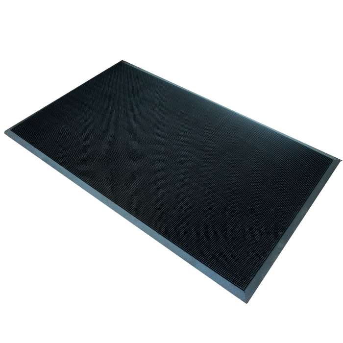 Coba Europe Fingertip, Entrance Mat, Small Rubber, Indoor, Outdoor Use, Black, 0.8m 1m 11mm