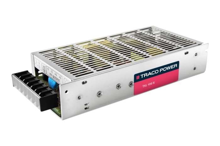 TRACOPOWER Embedded Switch Mode Power Supply SMPS, TXL 100-0512DI, 5 V dc, 12 V dc, 7 A, 12 A, 100W, Dual Output, 85