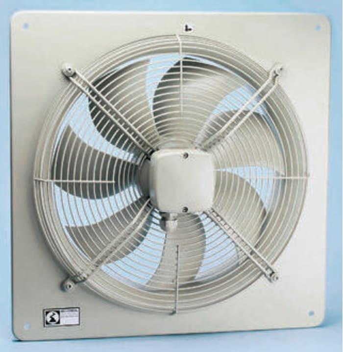 Fe040 4eq130918 Ziehl Fan Plate Square Wall Industrial Sickle Blade 4 Pole 230v 400mm 418 3143 Rs Components