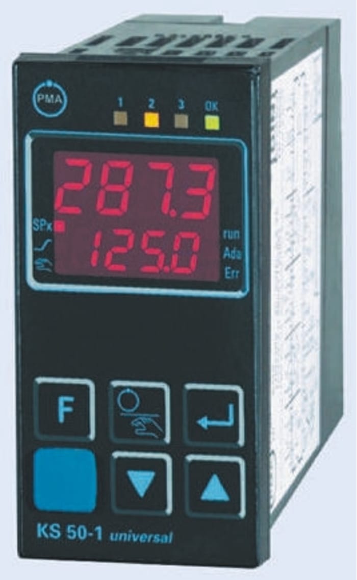 P.M.A PID Temperature Controller, 48 x 96mm, 90 → 250 V ac Supply Voltage