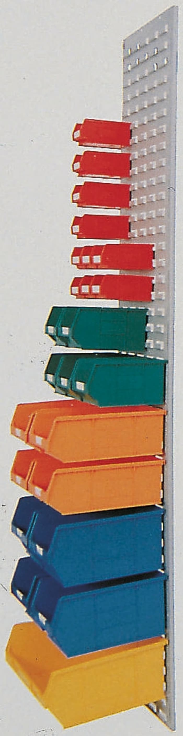 RS PRO PP Louvre Panel Storage Unit, 6mm x 550mm x 2000mm, Grey