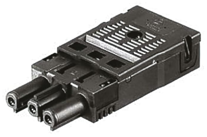 Wieland GST18i3 Series Mini Connector, 3-Pole, Female, Cable Mount, 16A, IP40