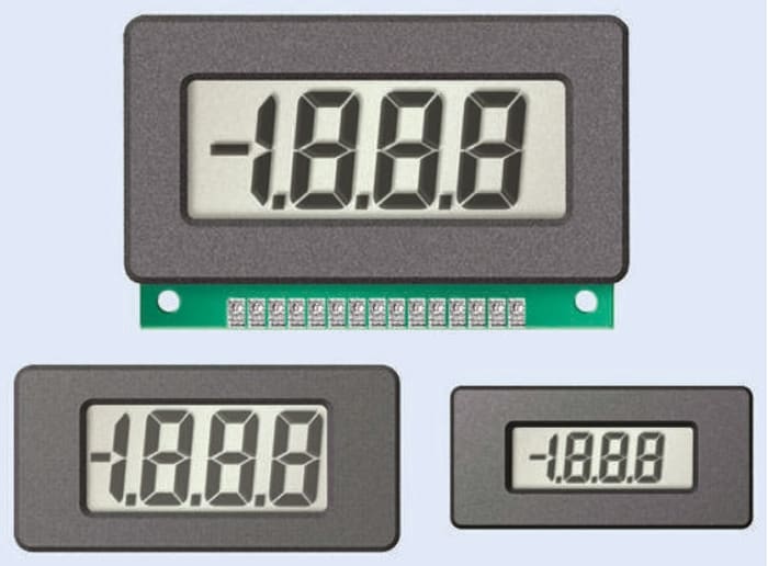Lascar Digital Panel Voltmeter DC, LCD Display