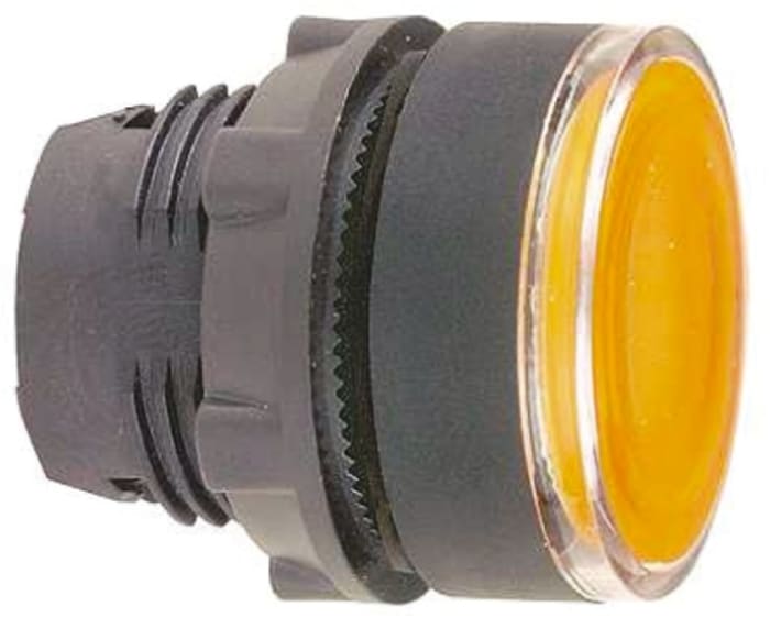 Schneider Electric Harmony XB5 Series Orange Illuminated Momentary Push Button Head, 22mm Cutout, IP66, IP67, IP69K