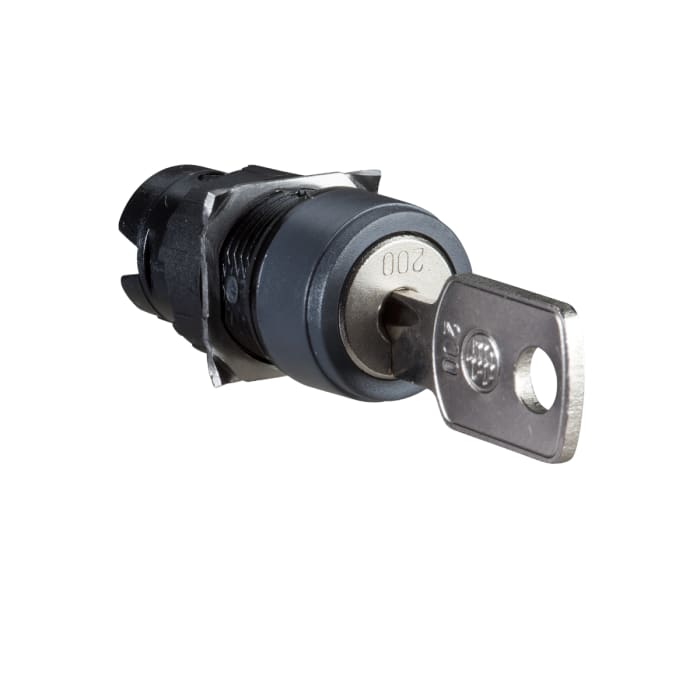 Schneider Electric Harmony XB6 3-position Key Switch Head, Latching, 16mm Cutout